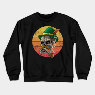 Oktoberfest German Skull Germany Deutschland Crewneck Sweatshirt